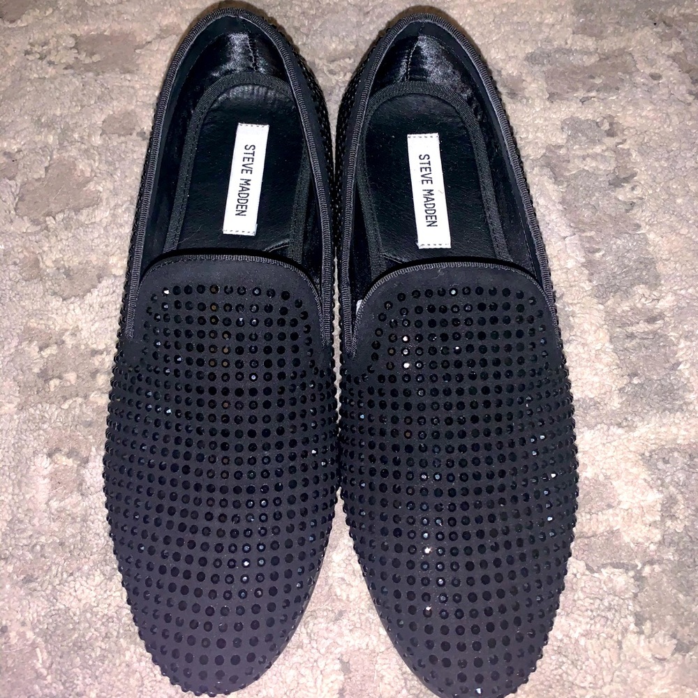 SOLD Caviarr Crystal Embellishment Slip-On Loafers
